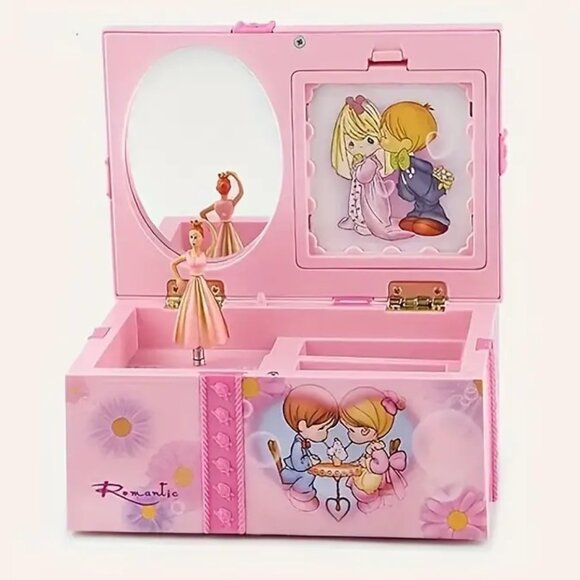 π©° Pink Ballerina Childs Musical Jewelry Box π©° - Picture 5 of 16